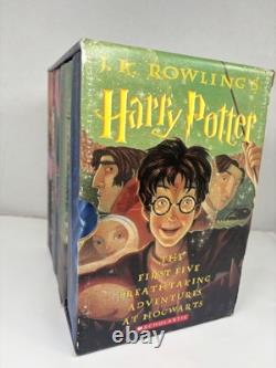 Coffret complet de livres en couverture rigide Harry Potter 1-7 Première édition J. K. Rowling