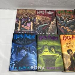 Coffret complet des livres Harry Potter en édition reliée, tomes 1-7 + L'Enfant Maudit