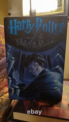 Coffret complet des livres en version reliée Harry Potter 1-7 1ère édition américaine J.K. Rowling