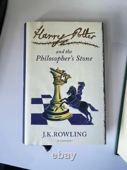 Coffret complet en édition signée hardcover des tomes 1 à 7 de Harry Potter