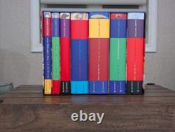 Coffret complet en hardcover de Harry Potter Bloomsbury en état presque parfait