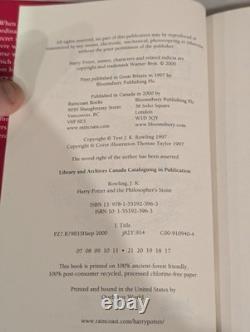 Coffret complet en hardcover de Harry Potter Bloomsbury en état presque parfait