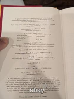 Coffret complet en hardcover de Harry Potter Bloomsbury en état presque parfait