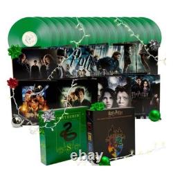 Coffret de 16 x LPs de la bande originale complète de Harry Potter en vinyle vert Slytherin