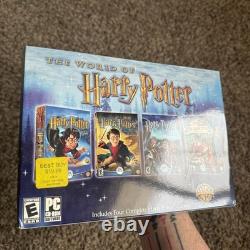 Coffret de 4 disques Collection complète des jeux vidéo PC CD Harry Potter Big Box
