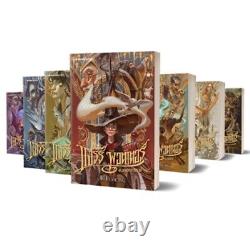 Coffret de livres Harry Potter 1-7 Série complète Édition limitée avec 8 cartes postales gratuites