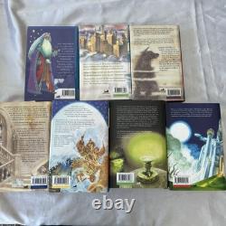 Coffret de livres Harry Potter Relié 1-7 Édition complète Première Édition Couvertures originales DJ