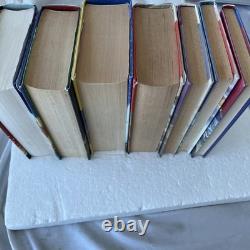 Coffret de livres Harry Potter Relié 1-7 Édition complète Première Édition Couvertures originales DJ