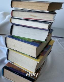 Coffret de livres Harry Potter Relié 1-7 Édition complète Première Édition Couvertures originales DJ