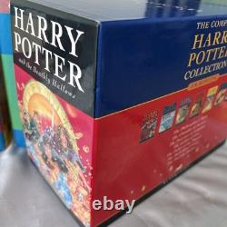 Coffret de livres Harry Potter en édition rigide 1-7 Couvertures originales complètes C'est une boîte magique années 2000