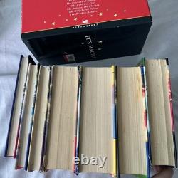 Coffret de livres Harry Potter en édition rigide 1-7 Couvertures originales complètes C'est une boîte magique années 2000
