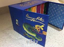 Collection Complète Harry Potter 1-7 Livres Cartonnés Coffret Edition Signature
