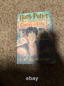 Collection complète Harry Potter 1-7 en édition reliée, toutes en première édition