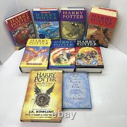 Collection complète Harry Potter 1-8 + Plus incl. 1ère édition canadienne Bloomsbury/Raincoast