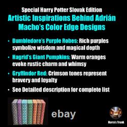 Collection complète Harry Potter Color Edge Édition slovaque 2024, relié - En stock