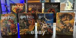 Collection complète Harry Potter Livres 1-7, Traduction suédoise, Relié