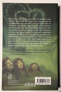 Collection complète Harry Potter en afrikaans d'Afrique du Sud, livres 1-7, premières éditions