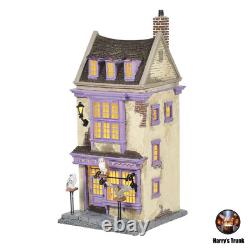 Collection complète de 9 bâtiments du village Harry Potter de Department 56 : Allée des Diagon