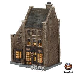 Collection complète de 9 bâtiments du village Harry Potter de Department 56 : Allée des Diagon