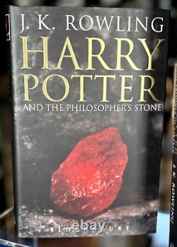 Collection complète de Harry Potter, Adulte Bloomsbury, 1ère édition, 1ère impression - Rare