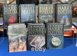 Collection complète de Harry Potter, Adulte Bloomsbury, 1ère édition, 1ère impression - Rare