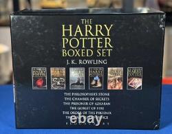 Collection complète de Harry Potter, Adulte Bloomsbury, 1ère édition, 1ère impression - Rare