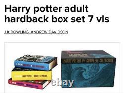 Collection complète de Harry Potter - Édition adulte en coffret rigide - JK Rowling - Bloomsbury