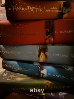 Collection complète de Harry Potter - Ensemble de 7 livres - J.K. Rowling - Relié - Rouge