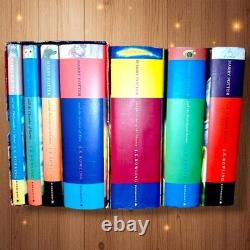 Collection complète de Harry Potter avec boîte Bloomsbury en version reliée, 4 premières éditions
