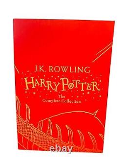 Collection complète de la boîte Harry Potter en reliure rigide 1-7 livres dans un étui