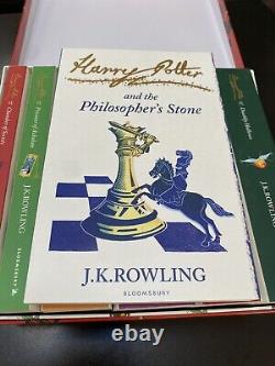 Collection complète de la signature des 7 livres de Harry Potter - Boîte de collection ouverte et non lue pour les collectionneurs