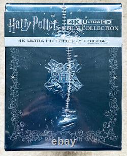 Collection complète des 8 films Harry Potter Steelbook 4K Ultra HD + Blu-ray Rare NEUF