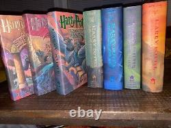 Collection complète des livres Harry Potter 1-7 en version reliée J. K. Rowling Scholastic