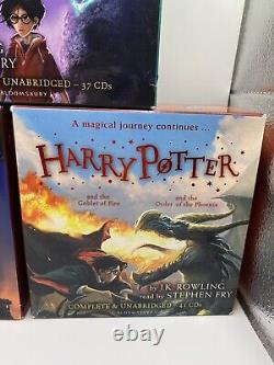 Collection complète des livres audio Harry Potter 1-7 lus par Stephen Fry en CD