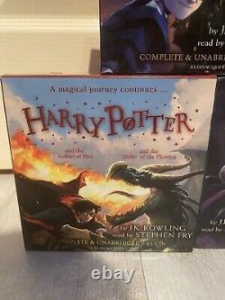 Collection complète des livres audio Harry Potter, histoire 1 à 7, narrés par Stephen Fry.