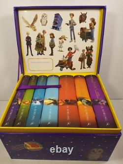 Collection complète des romans Harry Potter 1-7 Édition reliée Owl Post & Autocollant