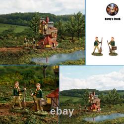 Collection complète du village Harry Potter, expérience 98-05, 61 bâtiments/figurines