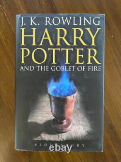 Collection de livres de la bibliothèque adulte Harry Potter Édition britannique 1-8
