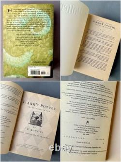 Collection entière de la première édition 1ère impression de tous les 7 livres de poche Harry Potter