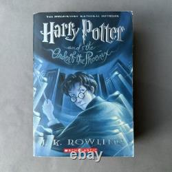 Collection entière de la première édition 1ère impression de tous les 7 livres de poche Harry Potter