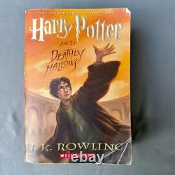 Collection entière de la première édition 1ère impression de tous les 7 livres de poche Harry Potter