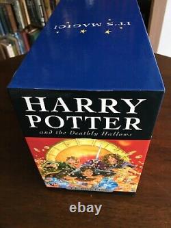 Complet Harry Potter Box Set, Bloomsbury Hardback First Editions, Fine