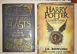 Complete 1ère Édition Harry Potter Set 1-7 Hb & 2 Bonus -ultimate Lot De 9