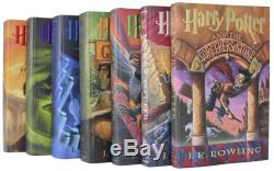 Daniel Radcliffe Signé Harry Potter Complete 1st Edition Relié Book Set Bas