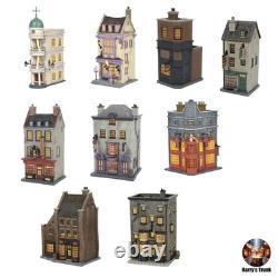 Department 56 Harry Potter Village Collection complète de 20 boîtes du Chemin de Traverse - Neuf