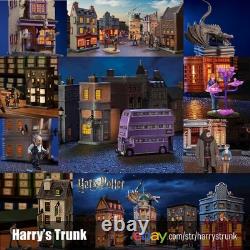 Department 56 Harry Potter Village Collection complète de 20 boîtes du Chemin de Traverse - Neuf