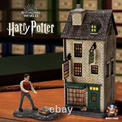 Dept 56 Village Harry Potter – Chemin de Traverse complet, ensemble de 11 figurines, dont 6 retirées du catalogue