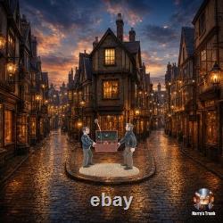 Dept 56 Village Harry Potter – Chemin de Traverse complet, ensemble de 11 figurines, dont 6 retirées du catalogue