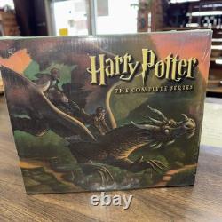 E Harry Potter La série complète Livres 1-7 Ensemble de livres de poche Scholastic avec étui
