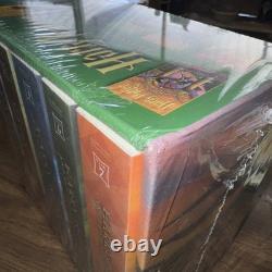 E Harry Potter La série complète Livres 1-7 Ensemble de livres de poche Scholastic avec étui